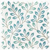 Fitzrovia Print, Horizon Blue - Motorised Roman Blind